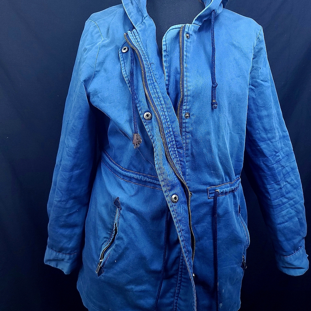 Pink Martini Blue Cargo Jacket
